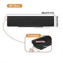 2026 Kitchen Anti-Splash Accessory Set: Drip Tray + Non-Slip Utensil Drying Mat - Black 45*10cm - View 1