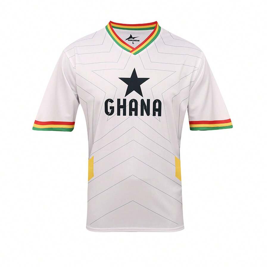 Original Patented Soccer Jerseys Of 48 Teams For The 2026 World Cup: Brazil, Argentina, England, Germany, France, Short Sleeve - 中紫紅色 - 查看 1