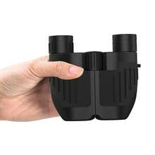 1pc Portable 12x25 HD High Power Illuminated Large View Binoculars For Hunting Outdoor Hiking Walking Camping Bird Watching Concert Sports Competition - Black - 1 Piece - View 5