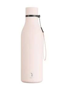 Meoky 17oz/500ml 磨砂運動水壺附手提帶 – 可樂造型不鏽鋼水瓶，柔軟觸感橡膠塗層，防漏雙層真空保溫，12小時保冷，適合健身、旅行、學校及戶外使用 - 粉色 - 查看 8