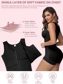 Slimming Faja Girdles Colombian Shaper Compression Corset Corrective Sheath Tummy Control Bodysuit Butt Lifter Women Shapewear - Black - View 6
