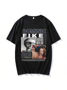 230Gram Dominic Fike Unisex Soft Style T Shirt,Printed Summer Streetwear For Men And Women T Shirt,Short Sleeve T Shirt,New Pattern T Shirt,Men T Shirt,Black Pattern T Shirt,Fun T Shirt,Breathable, Lightweight, And Casual2026New T Shirt,Breathable Stretch Fabric,Suitable For Summer Wear,Machine Washable,Suitable For Outdoor And Home Wear,T Shirt,Pattern Printing,Comfortable Fabric. - Black - View 1