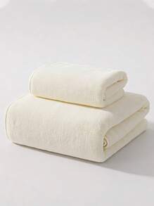 Veyra Day 1/2 Pcs Ultra Soft Quick Dry Towel – Highly Absorbent Non-Pilling Lightweight Bath Towel For Home, Travel, Gym, Thin & Breathable For Hair/Face/Hands – Multiple Sizes Available - White - View 9