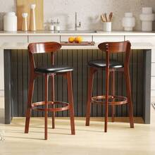[Free Shipping] Set Of 2 29 Inch Modern Armless Upholstered Cushioned Seat Island Dining Chairs For Kitchen-XY500455 - FXCOYZUCJ2QWB1 - View 3