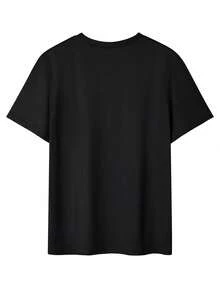 Men T-Shirts - 黑色 - 查看 3