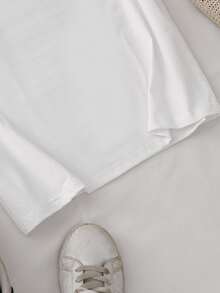 Camiseta casual cómoda de manga corta con un lindo diseño de abeja, adecuada para correr, deportes, moda, elegante, interesante, regalo con estilo, para fiestas unisex, - Blanco - Ver 3