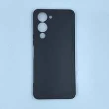 適用於 Vivo 手機殼，純色啞光黑手機殼，親膚啞光 TPU 軟殼，防指紋防汗防滑，鏡頭凸起防刮，輕量全包覆日常防撞極簡手機保護殼 - 黑色 - 查看 45