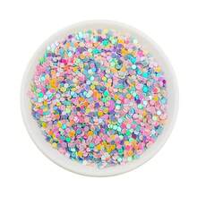 3mm/7mm/9mm 多色混裝亮片手工藝品－愛心、花朵多色亮片紙屑－適用於DIY禮物、卡片、衣物、玻璃、花瓶、手機殼、婚紗、舞蹈服裝－手工藝愛好者的理想選擇 - 彩色 - 查看 18