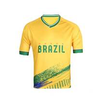 Camisetas de Fútbol Originales Patentadas de 48 Equipos para la Copa  2026: Brasil, Argentina, Inglaterra, Alemania, Francia, Manga Corta - Rosa Pálido - Ver 5