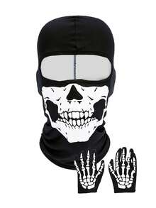 1pc Or Multiple Unisex 3D All-Season Sun Protection Animal Headwear Outdoor Sports Windproof Mask 3D Digital Print Ski Mask - Multicolor - View 4