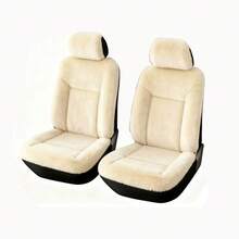 毛絨汽車座椅套，5座通用全覆蓋，保暖舒適 - 座椅套 - 查看 7