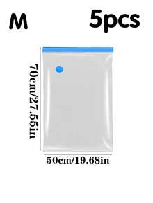10/5/1pc Vacuum Compression Bags, Portable Travel Storage Bags, Dust-Proof Compression Bags, Large Capacity Compression Bags, Travel Clothing Compression Bags, Closet Storage Compression Bags, Foldable Storage Bags, Transparent Compression Bags, Bedding Compression Bags, Suitable For Clothes, Quilts, Blankets, Shirts, Bedding, Bedroom Closet, Bathroom, Outdoor Gear, Home Storage, Back To School Travel Vacation Essentials - Multicolor - View 19