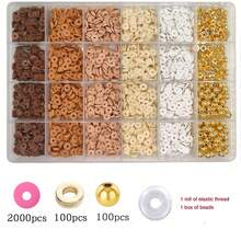 24-Grid Soft Clay Beads, Letter Beads, Spacer Beads Set, Premium DIY Bracelet Making - Multicolor - View 14