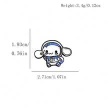 SANRIO 1個可愛卡通金屬徽章 胸針 柔軟甜美貓咪合金包包配件別針 - 彩色 - 查看 13