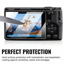 3pcs Tempered Glass Camera Screen Protector, Compatible With Ricoh GR3 HDF/GR3X HDF/Gr3/Gr3iii/Gr3x/GRiiiX | 9H Hardness, High Definition, Transparent, Anti-Scratch, Anti-Fingerprint, Bubble-Free - View 7