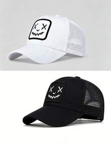 1 pieza/2 piezas Gorra de béisbol camuflada unisex para todas las estaciones, gorra de béisbol casual versátil, gorra de sol de estilo coreano con parte superior suave, gorra de papá, gorra de camionero, adecuada para uso diario. - Estilo Y - Ver 45
