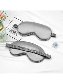 Super Soft 3D Eye Mask With Blackout Travel Sleep Eye Mask For Men And Women Student Sleep Eye Mask For Long Flights And Deep Sleep Business Travel Staycation Vacation Yachting Back To School Essentials Resting Essentials Accessories - Ice Silk - View 15