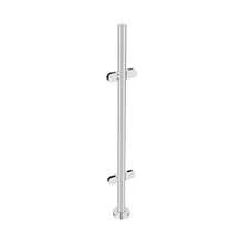 316 Stainless Steel Railing Middle Post, 110cm Silver Clamp Post With Sturdy Base, Railing Middle Post For Balcony Guardrails, Attic Guardrails - Silver - View 11