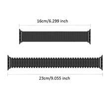 BEIMUSON 可伸縮不鏽鋼錶帶，適用於 Series 49mm 41mm 45mm 42mm 38mm 40mm 44mm，拉絲金屬伸縮錶帶，相容於 Series 11/10/9/8/7/6/5/4/3/Ultra/SE - 彩色 - 查看 3