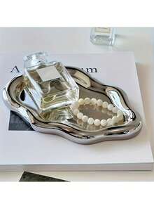 Modern Jewelry Organizer - Elegant Necklace, Bracelet And Earring Display Stand - Durable High-Quality Plastic Resin Tray - Perfect Gift For Men And Women, Suitable For Christmas, Birthday, Wedding, Valentine's Day - Decor For Vanity, Office Desk And Parties - Jewelry Storage Tray - Multicolor - View 5