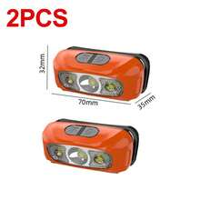 1pc Mini USB Rechargeable Motion Sensor LED Headlamp For Camping & Fishing, Camping Accessories - Multicolor - View 13