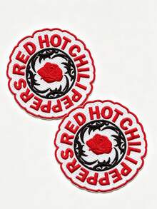 1件/2件/3件/4件 紅辣椒 Red Hot Chili Peppers Blood/Sugar/Magik 刺繡熨燙貼布 加州搖滾樂團 - 彩色 - 查看 10