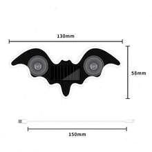 Breathing Heartbeat Atmosphere Light, Solar Window Decorative Light, Suction Cup Bat Light, Yard Decorative Light - Bat - View 6