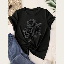 E Mama Chihuahua, Mama Chihuahua T-Shirt, Gift For Dog Lovers, Funny Dog T-Shirt, Mama Dog T-Shirt, Mama Dog Graphic T-Shirt, New Mama Dog T-Shirt - 黑色 2 - 查看 1
