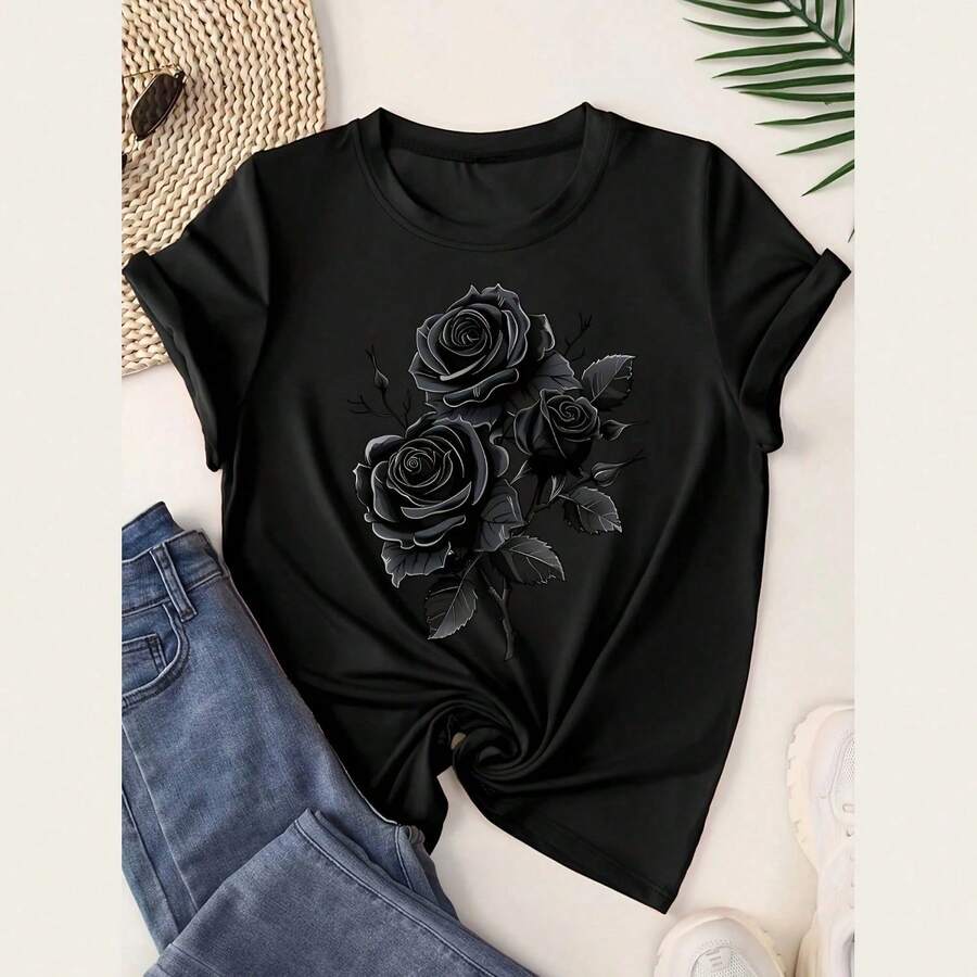 E Mama Chihuahua, Mama Chihuahua T-Shirt, Gift For Dog Lovers, Funny Dog T-Shirt, Mama Dog T-Shirt, Mama Dog Graphic T-Shirt, New Mama Dog T-Shirt - 黑色 2 - 查看 1