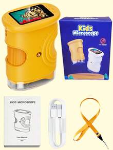 Upgraded Handheld High-Definition Electronic Microscope, Mini Pocket Microscope For Outdoor Exploration, Parent-Child Interactive Science Toy, Portable Handheld Observation Microscope, Pocket Digital Microscope Designed For Children, Compact And Easy To Carry, Suitable For Travel, Outings, And Outdoor Learning - Multicolor - View 17
