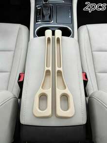 2pcs Car Seat Gap Filler Storage Box, Dual Slot Design, Durable Leak-Proof Material, Can Store Keys, Phones, Cards, Coins, Reduce Seat Friction Noise, Elegant Car Interior Decor, Holiday Gift - Multicolor - View 9