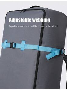 Paddle Board Bag, Surfboard Bag, Camping Tent, Sleeping Bag, Moving Luggage, Quilt, Mattress, Rafting Boat, Storage Bag, Backpack, Premium Backpack - Grey-blue Webbing 005 - View 9