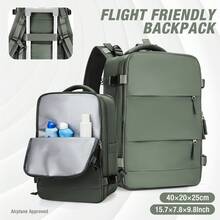 大容量 25L 登機背包,符合航空標準的旅行袋,14-15.6 吋筆電包含乾濕分離,防水旅行背包適用於男女,短途旅行商務通勤學校包,多隔層輕量耐用透氣多功能 3-5 天旅行行李袋,可直接登機無需託運,百搭休閒背包,多色可選 - 彩色 - 查看 16