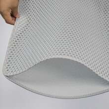 1pc Double Layer Cat Litter Mat, Washable Single Opening Litter Trapping Mat - Grey - View 2