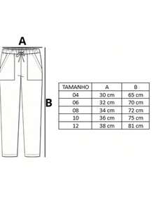 Blogueirinha Children's Wide Leg Pants In Ribbed Cotton Fabric With Pocket, Comfortable And Soft - Baby Blue - View 3