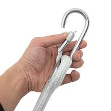 YUNRUX Fire Escape Ladder With 2 Carabiners, Rope Ladder, Fireproof Rescue Ladder 12m Up To 200KG - C - 查看 7