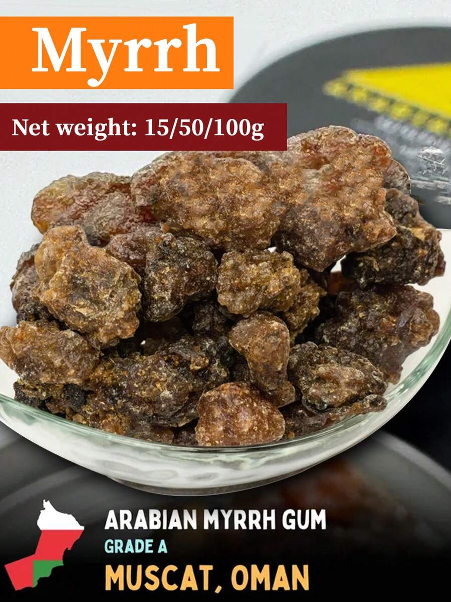 15/60/100g 沒藥,頂級沒藥,持久香氣,清新宜人,芳香療法,空氣清新劑,適用於芳香療法、瑜伽、冥想、臥室等 - 優質沒藥 - 查看 1