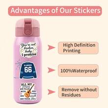52PCS Off Campus Stickers Aesthetics Stickers Scrapbooking, Diary, Laptop, Bumper, Skateboard, Water Bottle, Computer, Phone Greeting Cards, Photo Albums, Furniture, Stickers - View 10