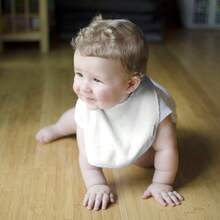 Stay - dry Bibs 10 pack Ultimate from drools spit ups Waterproof inner layer, Knitted terry cotton and polyester, washable - Blanco - Ver 6
