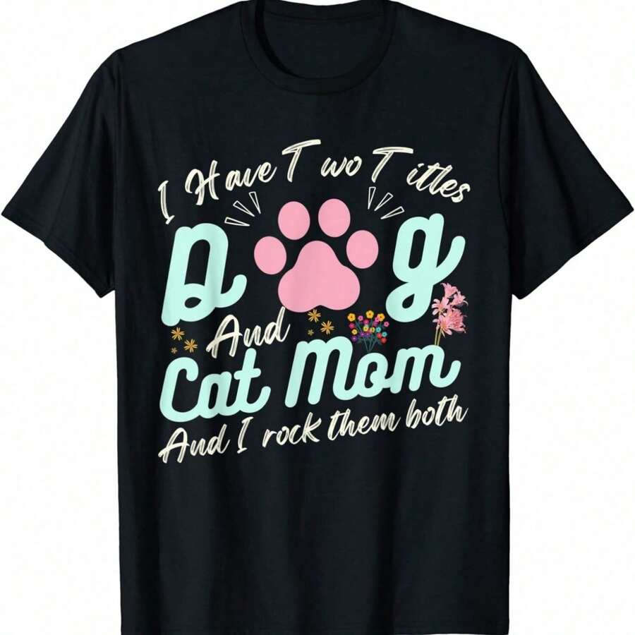 Funny Cat Meme T-Shirt - Black 6 - View 1