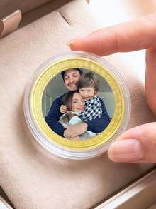 Customizable Photo Commemorative Coin, Suitable For Home Collection, Valentine's Day, Graduation Season, Holiday And Anniversary Gifts - Multicolor - View 8
