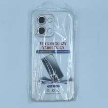 Compatible With Vivo Phone Case Transparent Anti-Drop Shell 1.5mm Thickened Air Cushion Airbag Case Full Coverage Anti-Collision High Definition Transparent Phone Protective Shell, Camera Lens And Screen Raised Protection Precise Cutouts Transparent Air Cushion Phone Case Four Corners Thickened Air Cushion Anti-Drop Shell - Clear - View 16