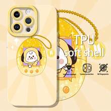 Funda para móvil con un adorable estampado de cachorros, compatible con Samsung, Apple, VIVO, OPPO,  y Honor. Fabricada en TPU, ofrece protección contra golpes y caídas. Un regalo perfecto para amigos y familiares. - Blanco - Ver 2