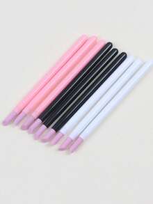 12/6pcs Quartz And Ceramic Nail Carving Polishing Pen Set, 45° Dead Skin And Cuticle Remover, Nail Buffer, Bead, Stone, Jewelry, Cuticle Pusher, Gel And Natural Nail, Professional Manicure Tool Kit, Quartz Nail Carving Pen, Dead Skin Remover, Nail Edge Polishing Pen, Dual-Head Multi-Function Manicure Tool, Nail Surface Sanding And Polishing Pen, Fine Nail Polishing Stick, Dead Skin Remover, Nail Repair - Multicolor - View 10