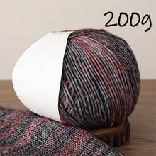 T-Shirt Yarn 200g, Soft Multi-Color Blended Knitting Yarn, Gradient Color DIY Hand Knitting Yarn, Warm And Comfortable Knitting Yarn Suitable For Beginners - STORY - View 27