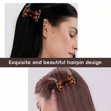1 Pc Smart Magnetic Detachable Bow Hair Clip - Removable Alligator Clip For Half-Up Hairstyle & Fringe, Versatile For Dates, Beach Vacations, Parties & Performances, Age-Defying Hair Accessory, Great Gift Idea - Magnetic Hairpin - View 9
