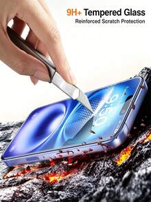 MIGAE 3入裝隱私螢幕保護貼，適用於 iPhone 16 Pro Max / 16 Pro / 16 / 16 Plus，2.5D 鋼化玻璃，防刮防污，易於安裝，亦適用於 iPhone 17 Pro Max、17 Pro、17 Air、16、15 Pro Max、15、15 Pro、14 Pro Max、14、13、12 與 11，手機螢幕保護貼，手機配件，相容手機殼 - 黑色 - 查看 4