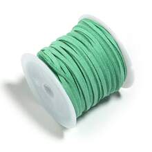 1 Roll 196.85 Inches Colorful Faux Suede Braided Cord, For DIY Bohemian Bracelet Jewelry Making String - 1 Roll - View 13