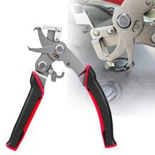 Stainless Steel Auto Trim & Fastener Removal Pliers / Upholstery Clip Pry-Out Pliers – Ergonomic Grip Panel Clip Remover For Mechanics, Garage & DIY, Universal Car Interior Retainer Tool - RL-9279 - View 1
