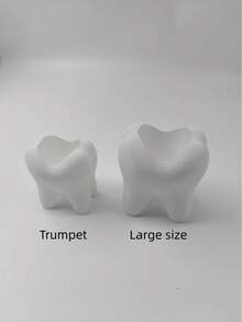 Soporte para cepillo de dientes con forma de diente creativo - Estante de almacenamiento multifuncional - Soporte para pasta de dientes de baño - Cubo de almacenamiento para brochas de maquillaje de escritorio - Organizador de encimera de baño - Regalo para el Día de San Valentín, temporada de graduación, inauguración de la casa - Multicolor - Ver 14
